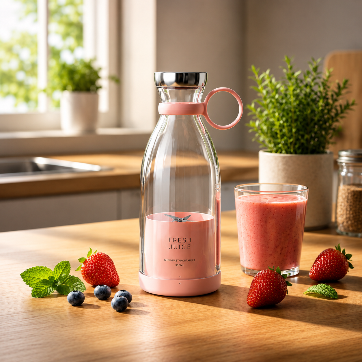 Portable Mini Fresh Juice Bottle