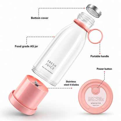 Portable Mini Fresh Juice Bottle